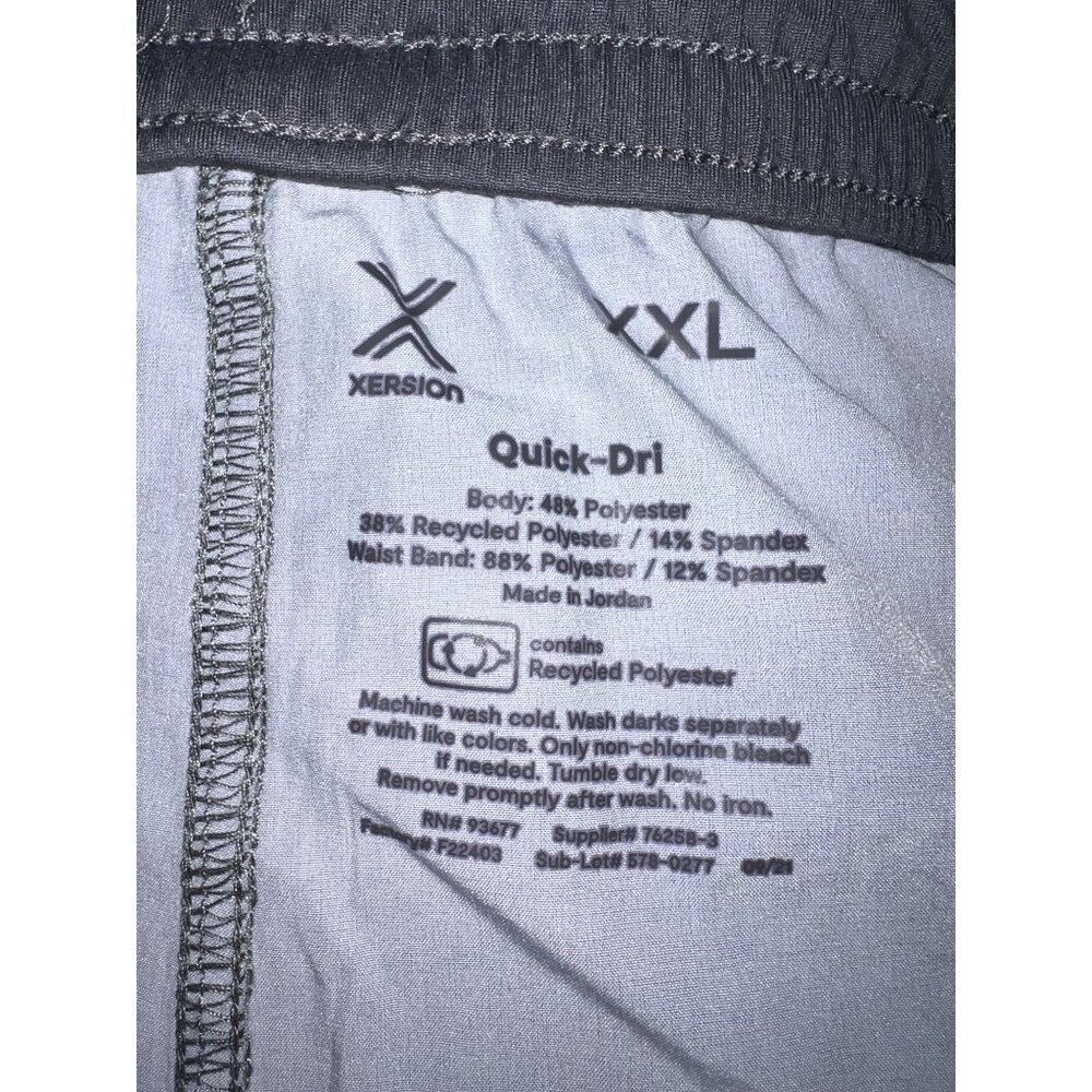 New Xersion Quick-Dri Athletic Shorts XXL Gray MSRP$40 - Picture 3 of 3